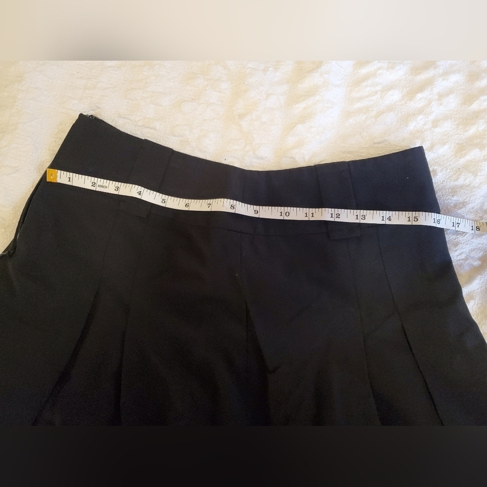Ann Taylor Black Pleated Skirt - Picture 7 of 9